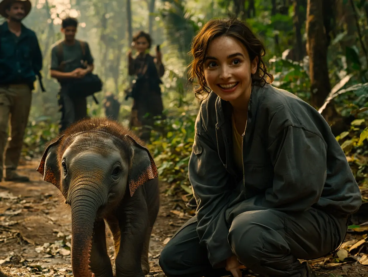 Ela seguiu um elefante até a floresta, mas não imaginava que isso a levaria a esse ponto.
