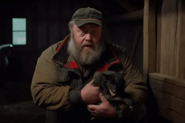 Fazendeiro encontra seu cachorro desaparecido após 8 meses - quando ele se aproxima, fica pálido