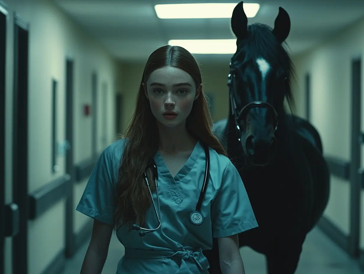 Cavalo invade hospital - Enfermeira fica em lágrimas