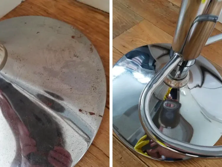 Doe ketchup op je roestige meubels en ontdek de transformatie