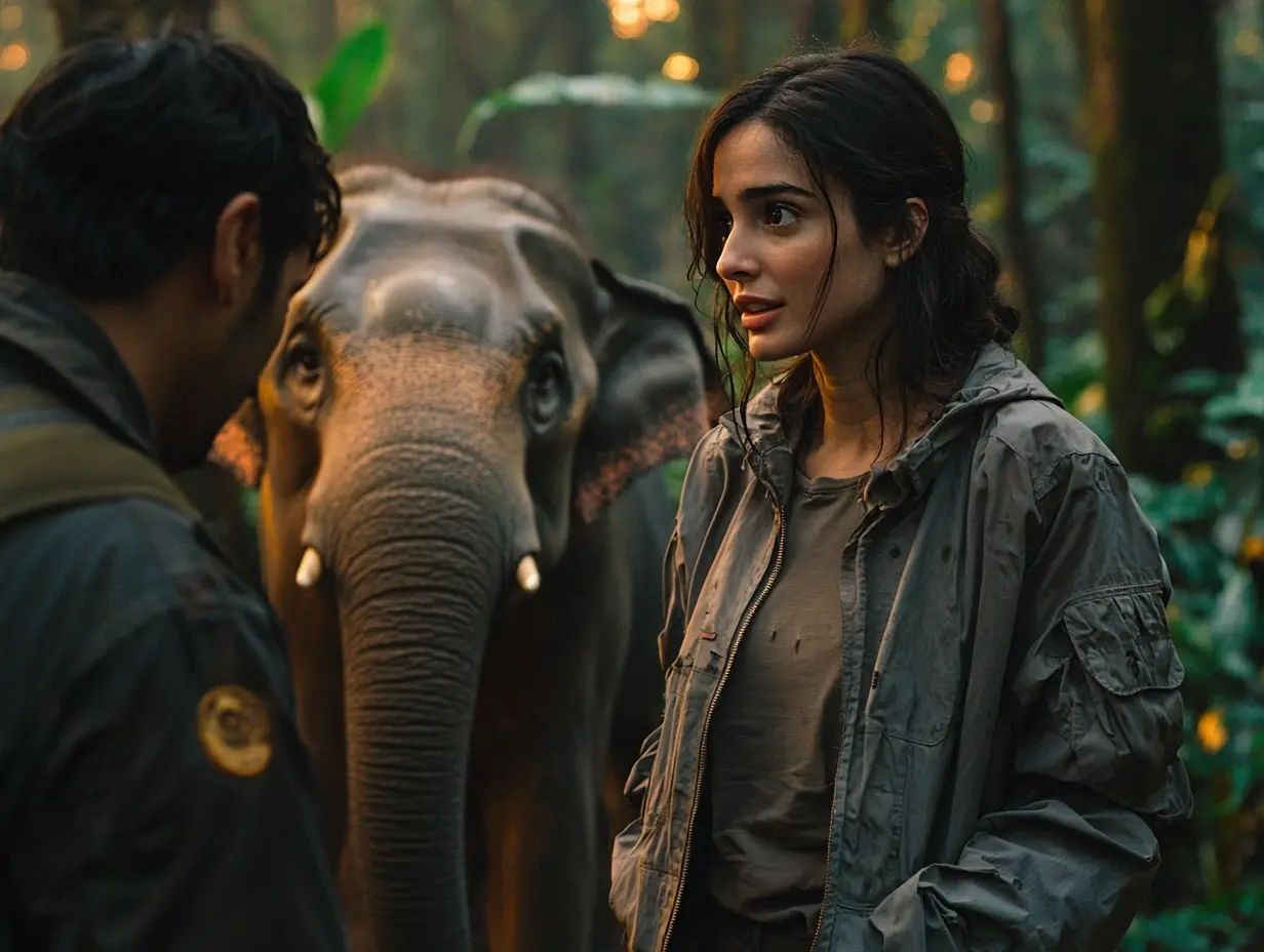 Ela seguiu um elefante até a floresta, mas não imaginava que isso a levaria a esse ponto.