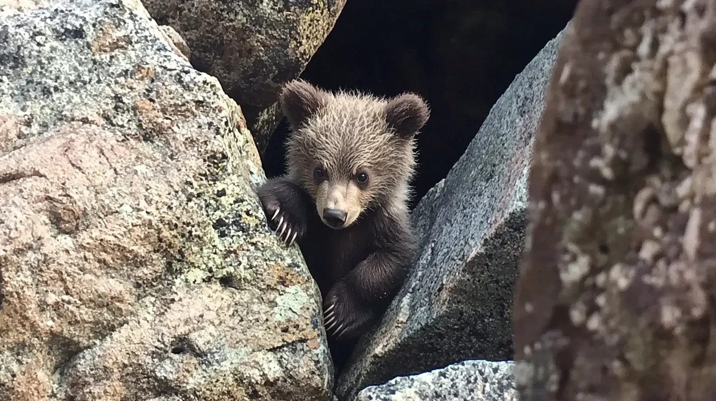 Woman Follows Bear into the Sea After It Approaches Her on the Beach