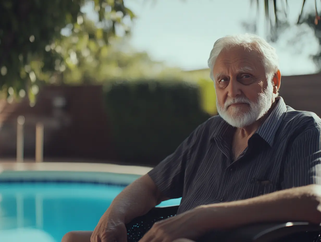 L'insegnante in pensione si stanca che la gente usi la sua piscina senza consenso e decide di dar loro una lezione