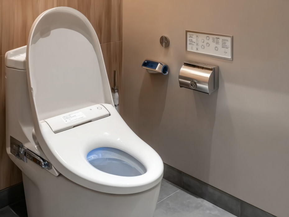 Perché i giapponesi si siedono sul water rivolti in avanti?