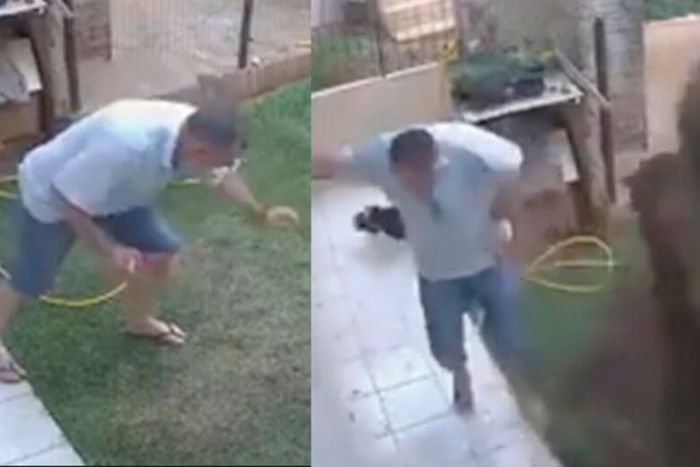 Ops: L'uomo fa saltare completamente in aria il giardino dopo aver cercato di liberarsi degli scarafaggi