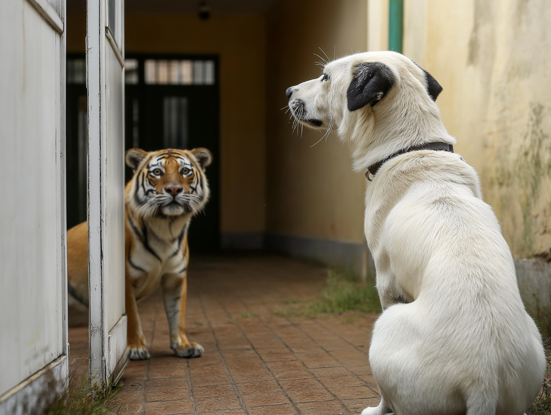 Cane alleva 3 cuccioli di tigre - Anni dopo, il guardiano dello zoo scoppia in lacrime quando la tigre fa l'imprevisto