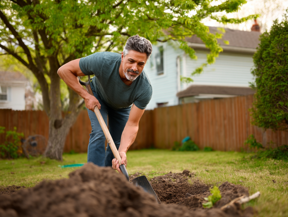 Il cumulo nel suo giardino stava diventando sempre più grande - allora decise di scavare..