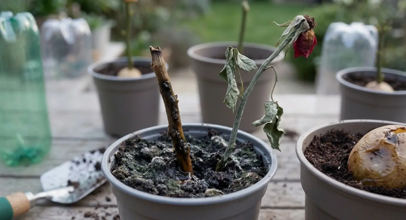 Ha infilato un gambo di rosa in una patata e i risultati ci hanno sorpreso: ecco perché l'ha fatto e come può aiutarvi