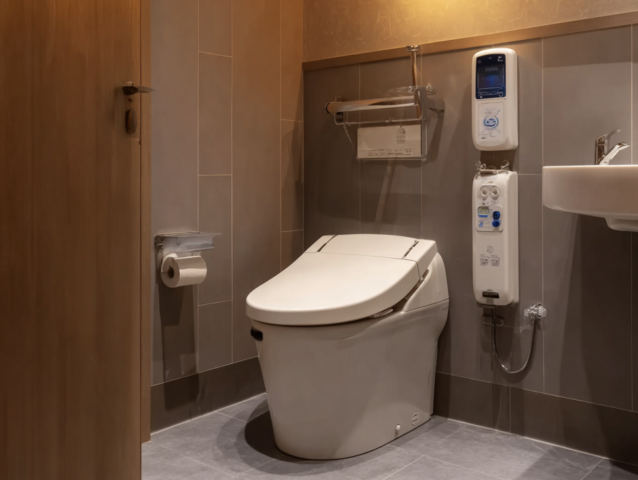 Perché i giapponesi si siedono sul water rivolti in avanti?