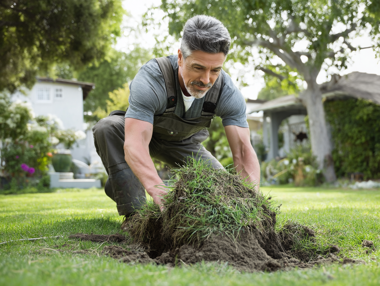 Il cumulo nel suo giardino stava diventando sempre più grande - allora decise di scavare..