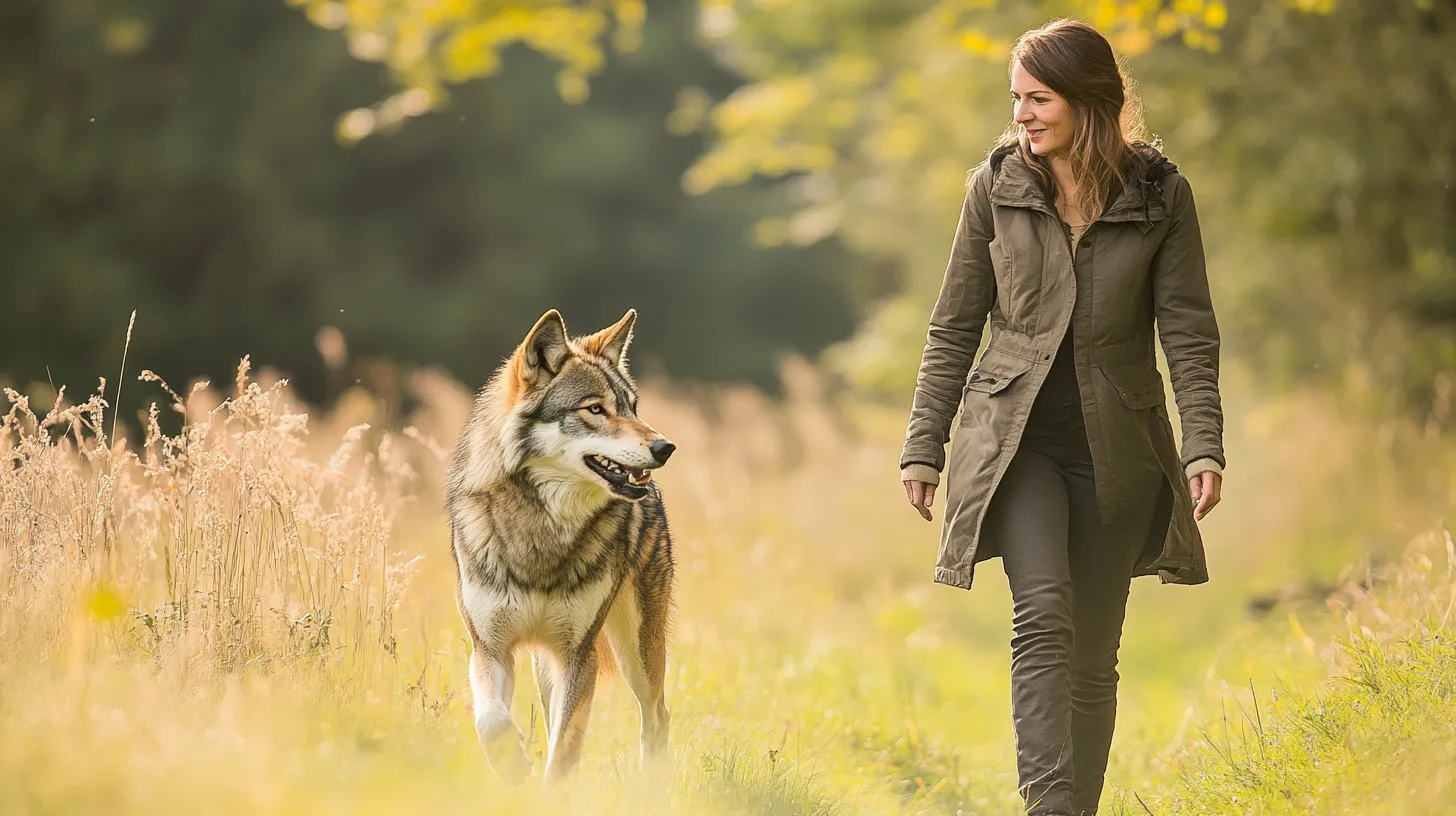 Woman Thought She Could Sleep Safely With Her Pet Wolf Every Night, Until The Vet Showed Her The Startling Truth