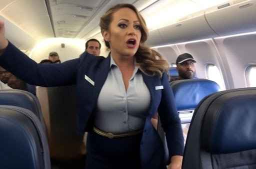 Un'assistente di volo scorge il marito sull'aereo e si accorge di un dettaglio sorprendente