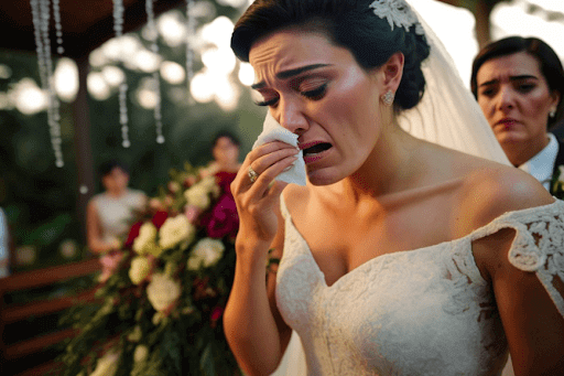 La sposa ha mollato il fidanzato all'altare dopo aver ricevuto una strana telefonata