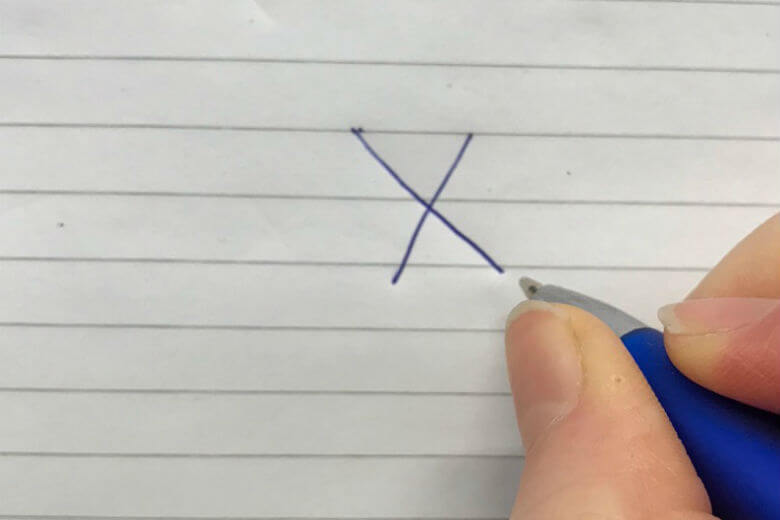 Come scrivi la lettera "X"? Questo è ciò che dice della tua personalità