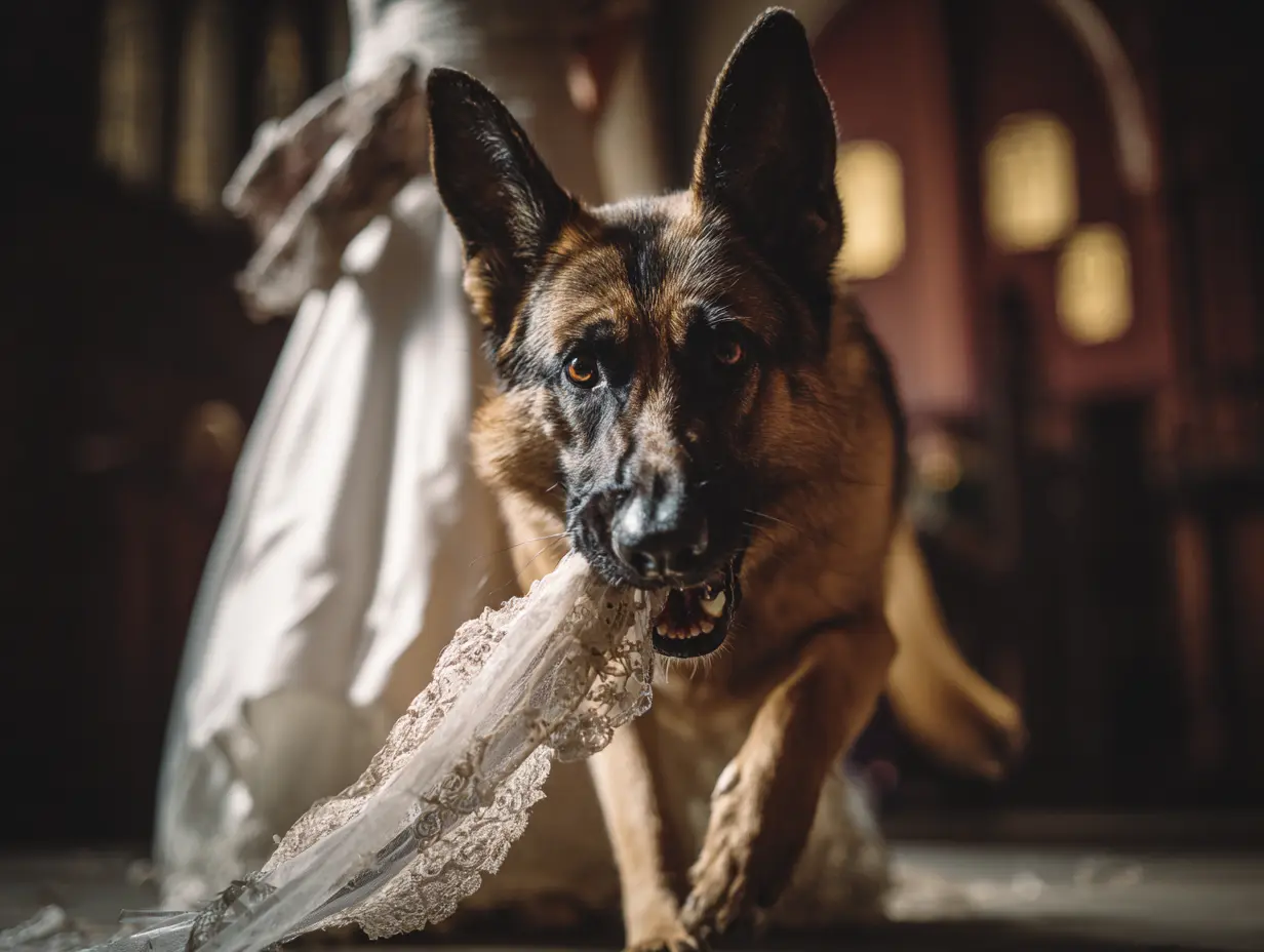 Il giorno del suo matrimonio, il suo cane poliziotto le ha bloccato la strada - poi ha scoperto la straziante verità...