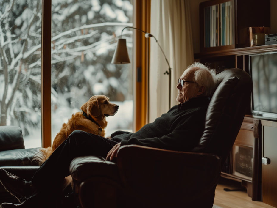 Un uomo trova un cane sull'orlo del congelamento, ma quello che nascondeva sotto la pancia è incredibile!