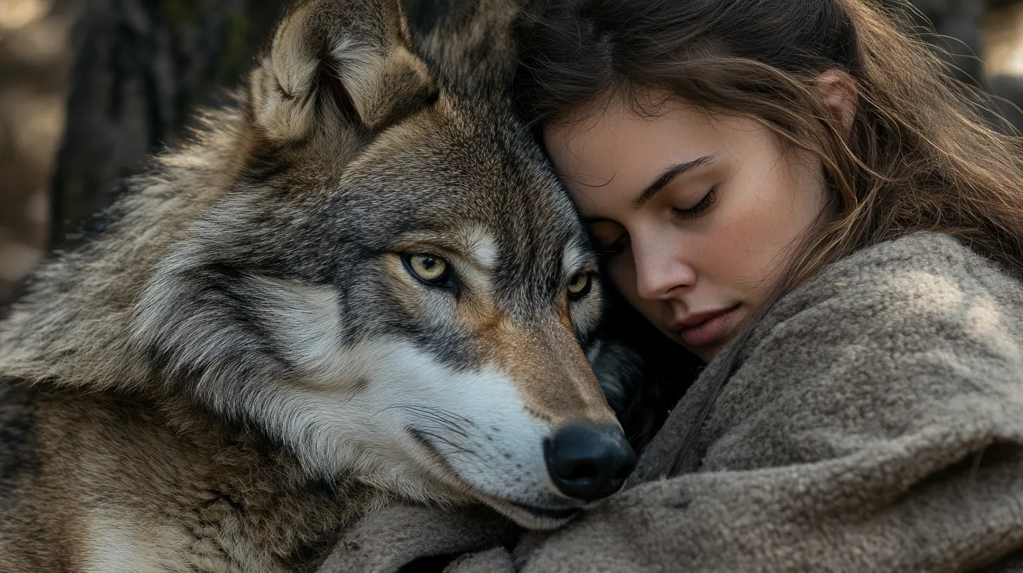 Woman Thought She Could Sleep Safely With Her Pet Wolf Every Night, Until The Vet Showed Her The Startling Truth