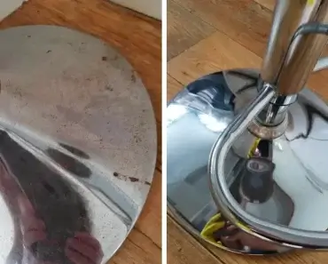 녹슨 가구에 케첩을 바르고 변화된 모습을 확인하세요.