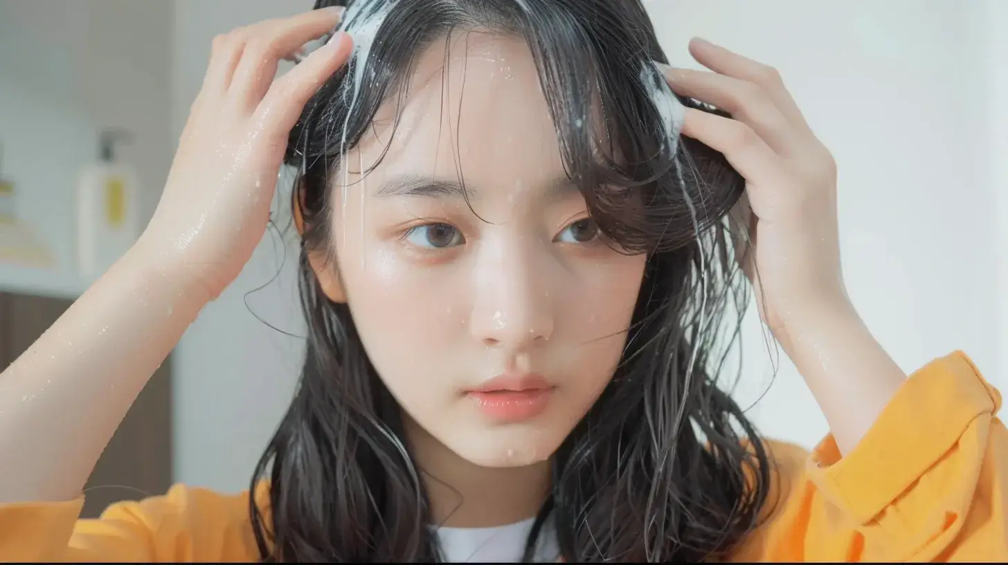 그렇기 때문에 쌀 우유로 머리를 한 번 감아야 합니다.