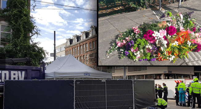 Bloemen worden gelegd op plek van verongelukt meisje: "ze had geen schijn van kans...."