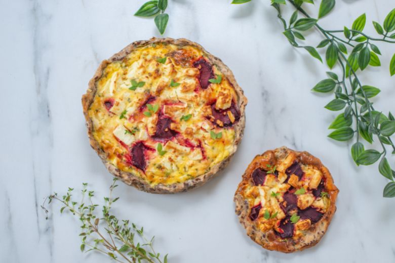 geitenkaas quiche