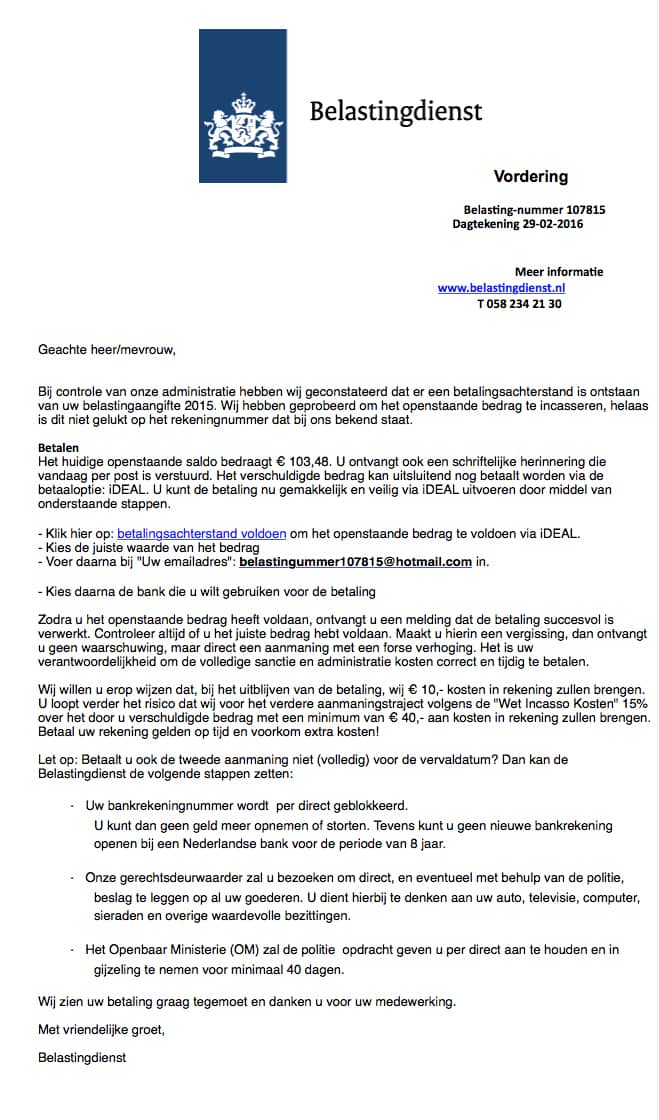 Belastingdienst_vordering