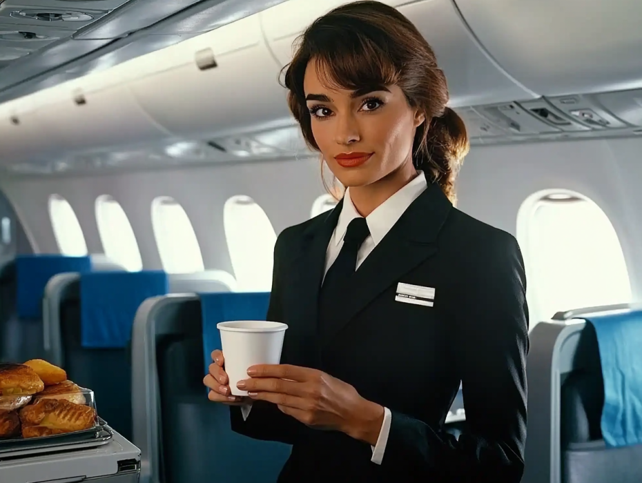 Stewardess ziet haar vader in het vliegtuig - wat ze daarna ontdekt laat haar duizelen!