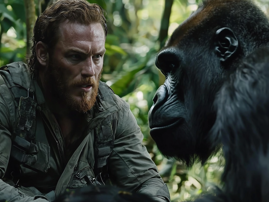 Gorilla zoekt hulp bij fotograaf - De ongelooflijke waarheid onthuld