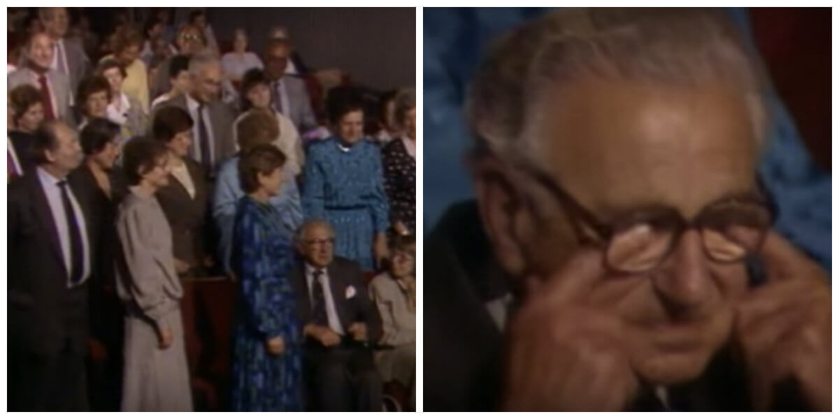 Man die 669 kinderen redde tijdens de Holocaust werd op een ontroerende wijze bedankt...