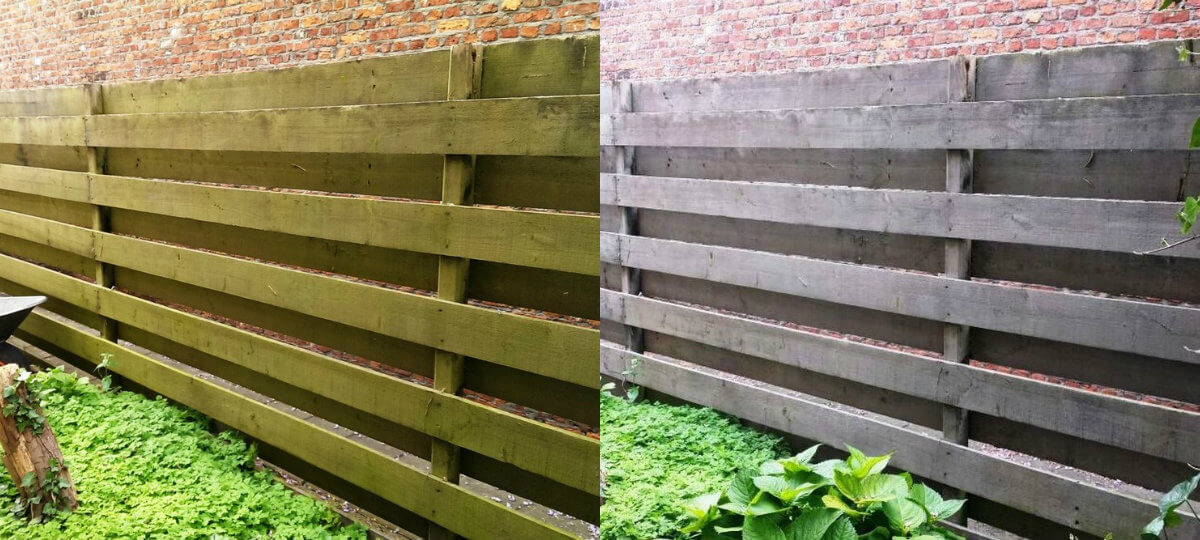 Groene aanslag op je schutting? Met deze huishoudelijke middeltjes verwijder je het zó!