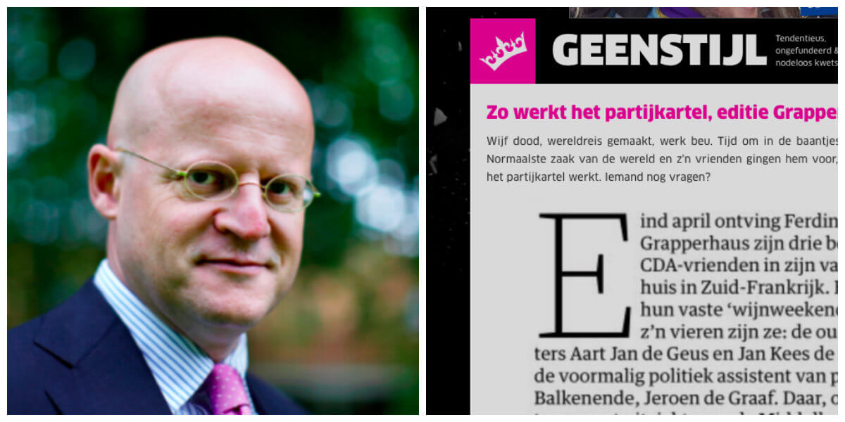 Woede om uitspraak van GeenStijl over minister die vrouw aan kanker verloor: “harteloze hufterigheid”