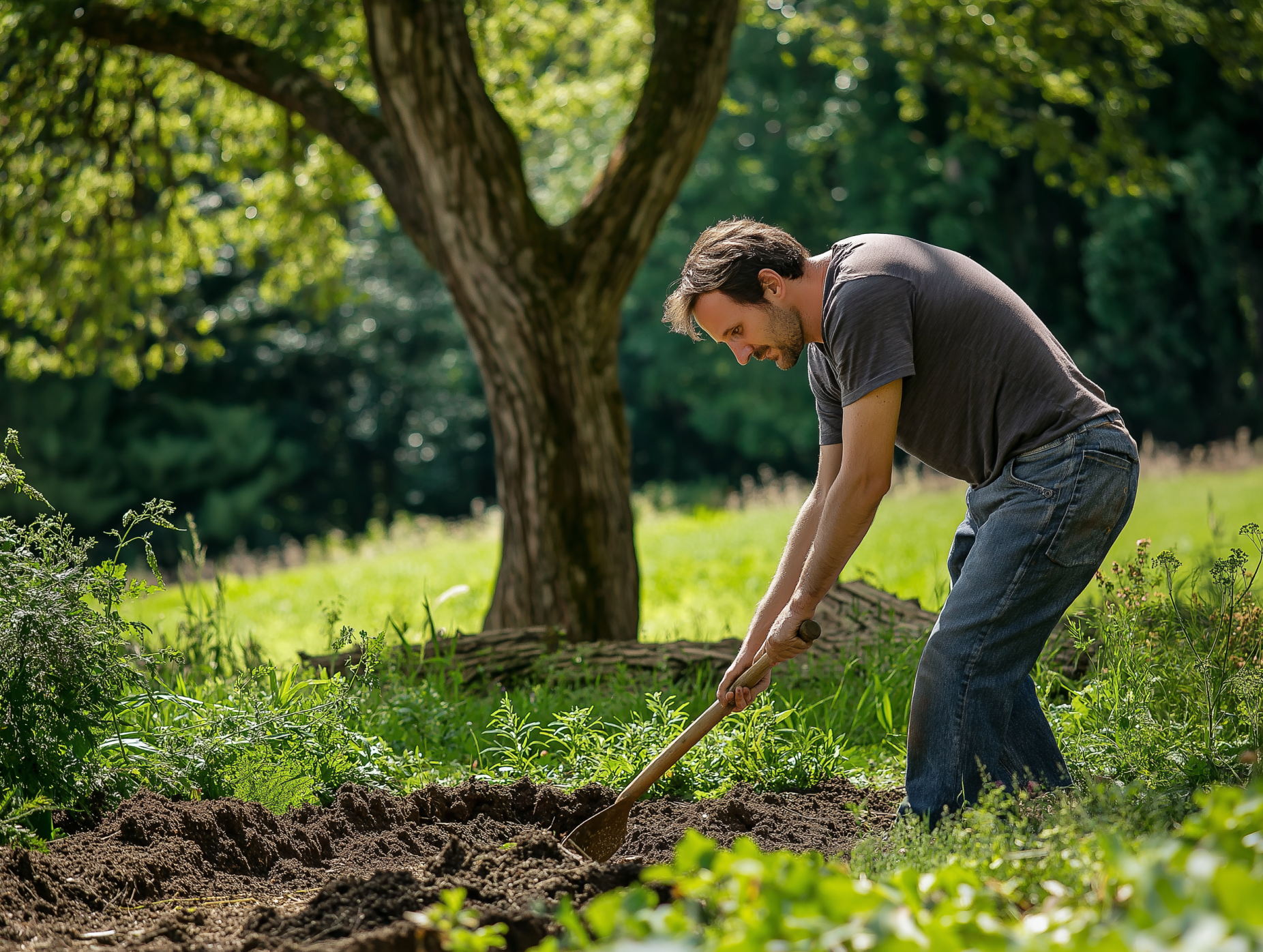 Man erft een landgoed - wat hij vindt begraven in de achtertuin verbaast hem!