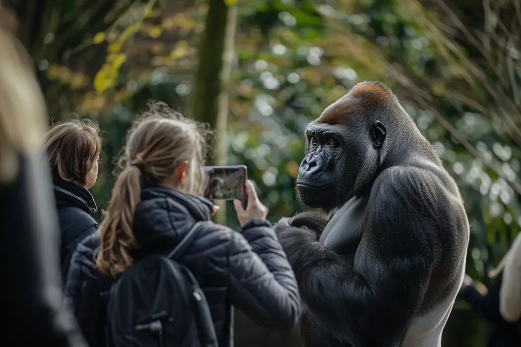 Echo van zwangere gorilla onthult donker geheim