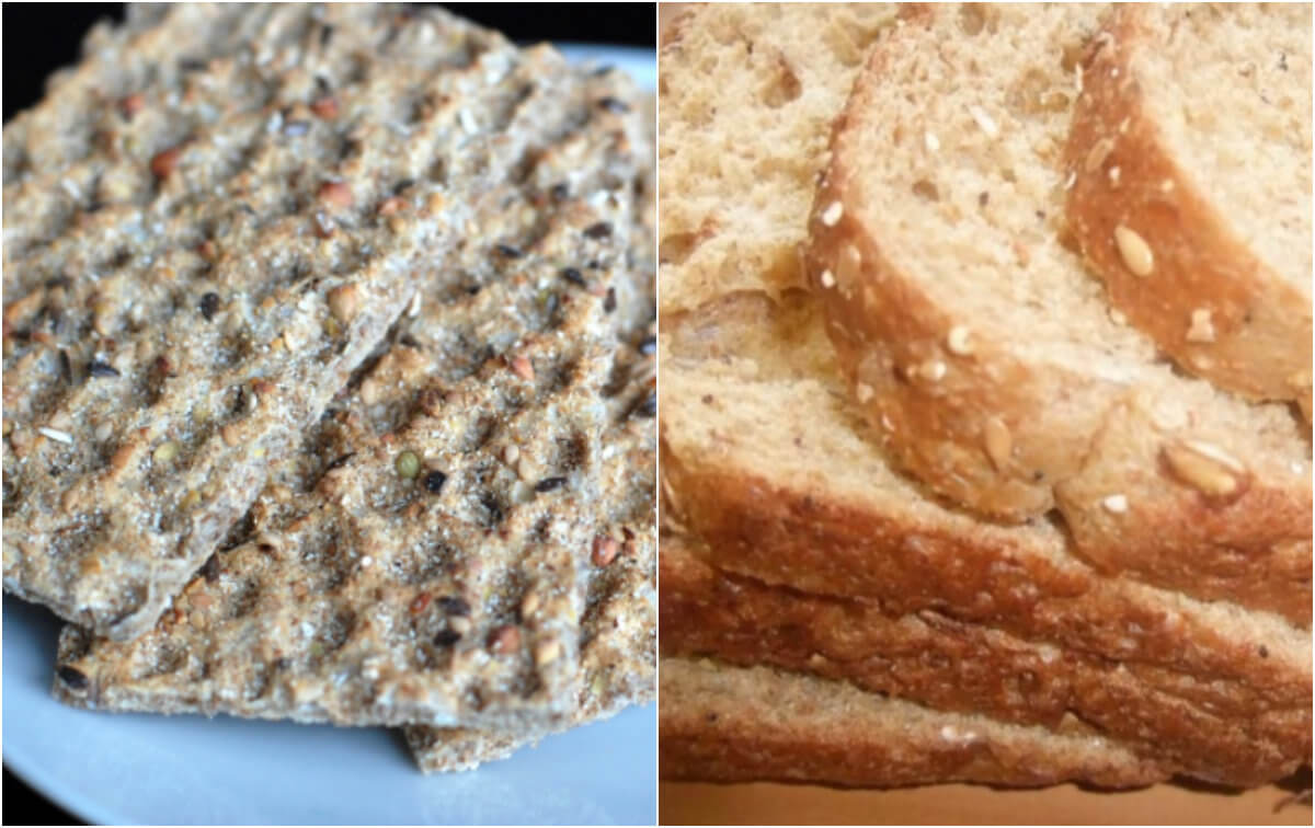 Wat is beter als je aan het afvallen bent; brood of crackers? Wat denk jij?