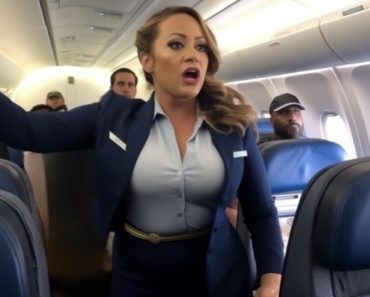Stewardess ziet echtgenoot in het vliegtuig, maar merkt dan schokkende detail op