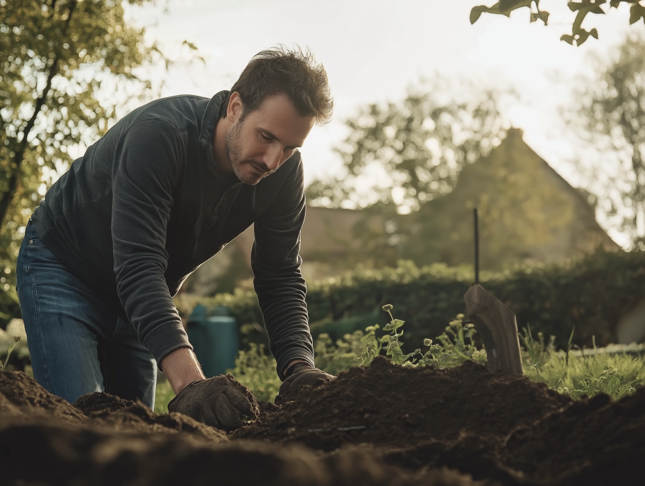 Man erft een landgoed - wat hij vindt begraven in de achtertuin verbaast hem!