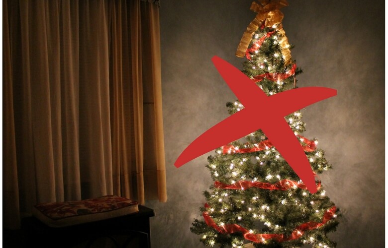 Zo vul je die nare lege plek die de kerstboom achterlaat heel leuk op!