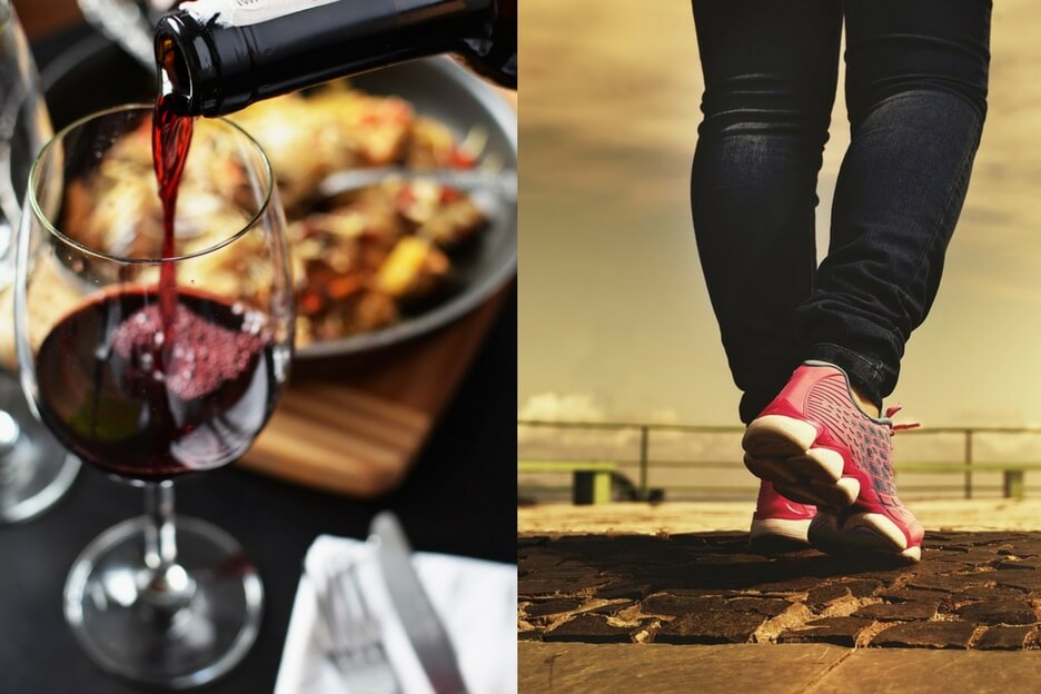 Leef je langer door elke dag een glas wijn te drinken of door elke dag te sporten?