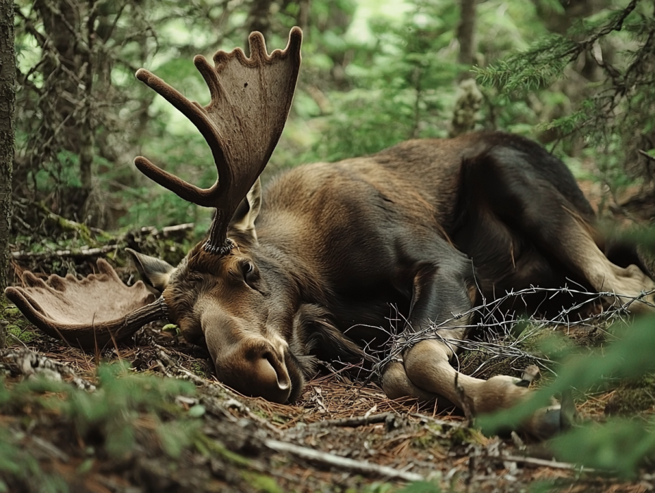 Man volgt een gewonde Eland in het bos - wat hij vervolgens ontdekt zet zijn leven op zijn kop!