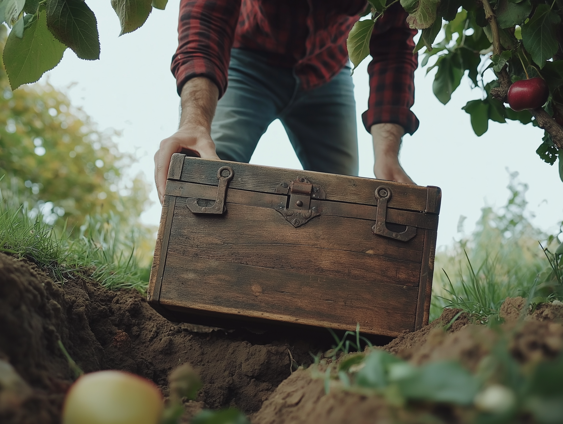 Man erft een landgoed - wat hij vindt begraven in de achtertuin verbaast hem!