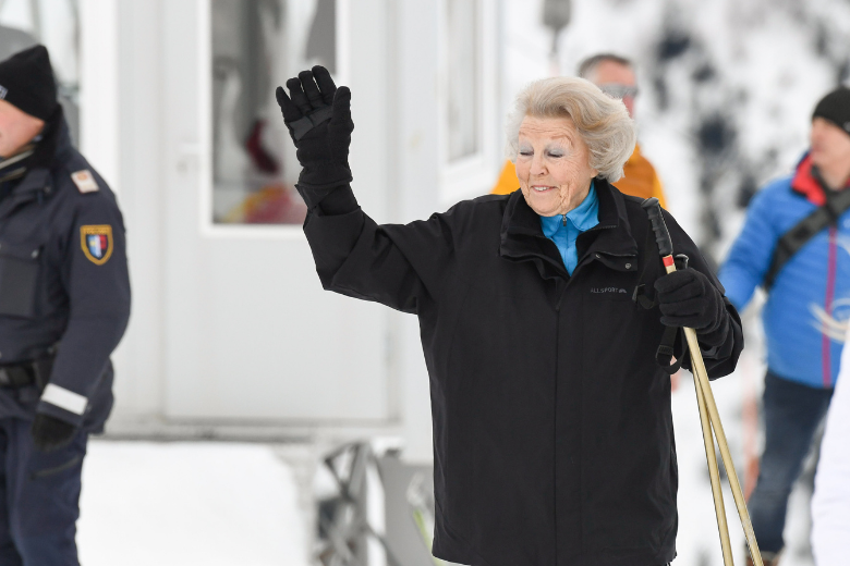 Prinses Beatrix breekt haar pols tijdens wintersportvakantie