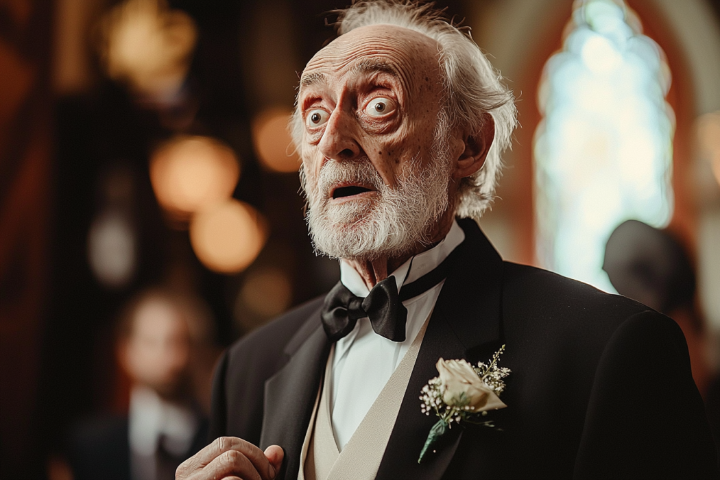 Opa verlaat vrouw om met jong meisje te trouwen - tijdens bruiloft zegt oma iets wat niemand had verwacht
