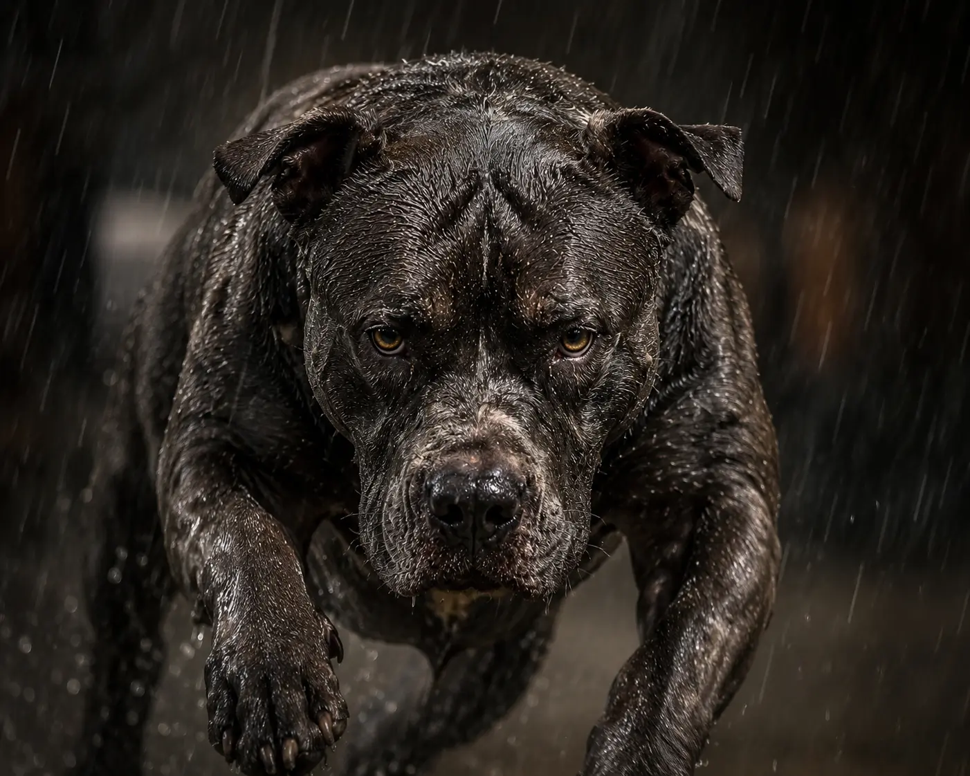 Het personeel verstijft van schrik wanneer een pitbull het ziekenhuis binnenloopt met dit in zijn bek…