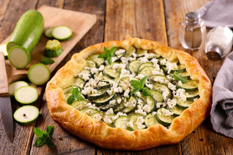 quiche courgette