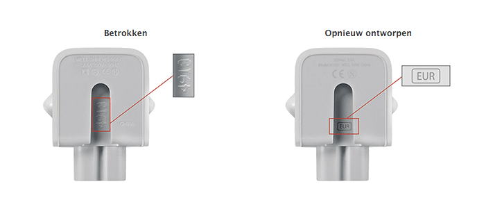 Waarschuwing: Heb je een Apple product met deze stekker (iPad, iPhone, iPod, iMac of Macbook)? Lees z.s.m. en deel mee!