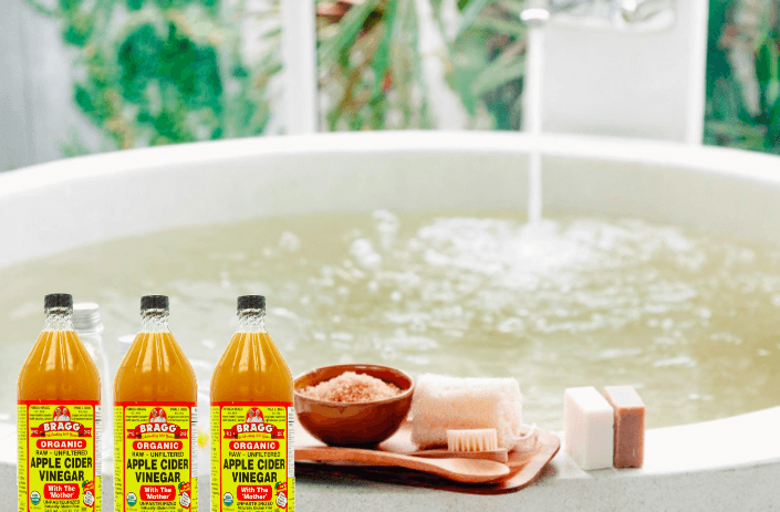 Dit is waarom je eens appelciderazijn in je bad moet doen
