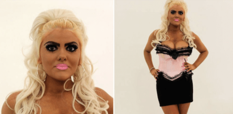 Je gelooft nooit hoe deze vrouw eruitziet zónder al die lagen make-up... Onherkenbaar!