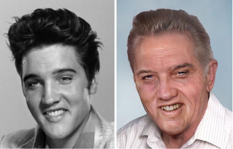 Zo zou Elvis Presley eruit hebben gezien als hij nog leefde