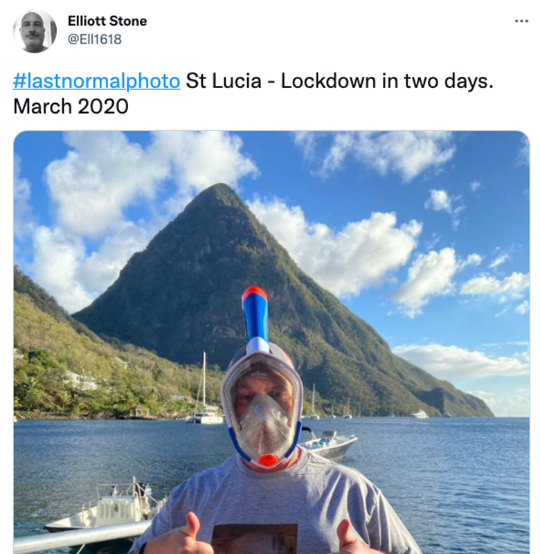 Twitteraars delen hun 'laatste normale foto' van voor de pandemie