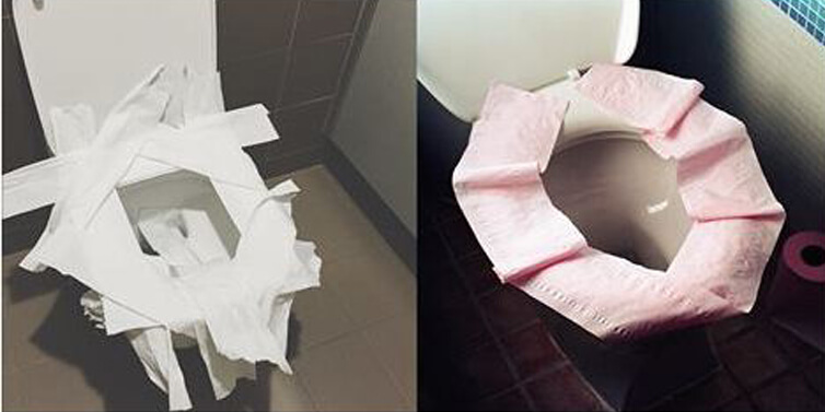 Als je dit hebt gelezen leg je NOOIT meer wc-papier op de toiletbril! Dit wisten wij niet!